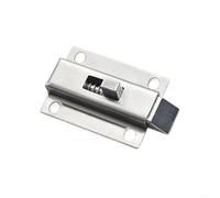 TONIXY Stainless Steel Automatic Door Bolt Latch 2-Inch Spring Lock for Doors for windows Trailers and Cages Metal Construction Easy to Install(C)