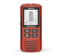 TONIXY Stud Finder Wall Scanner Electronic Sensor With Multi-Depth Wood Detection 0.5in 1In 1.5in And AC Live Wire Detection(Red)