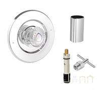 TONIXY T470 Shower Kit with 1225 Copper Valve Cartridge Replacement Parts for Bathroom Shower Trim Systems, Compatible with Various Plumbing Fixtures, Upgrade for Home Renovation(A)