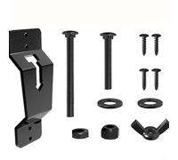 TONIXY Trailer Spare Tire Holder Wall Mounted Rack With Secure Nylon Insert Hex Nuts And Heavy Duty Steel For Vans And Garage Use