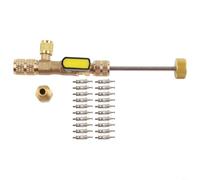 TONIXY Valve Core Remover Installer Tool Kit For R32/R410 Air Conditioners, 1/4 And 5/16 SAE Compatible, CNC Aluminium With Magnetic Valve Handle