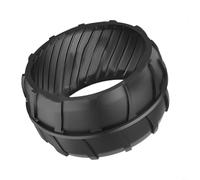 TONIXY Wheel Protection For Worx For LANDROID S300 M500 M700 Plus, Rubber Front Tire Guard Reduces Noise, Black 85X44mm For Garden Robotic Mower
