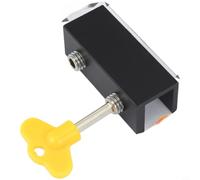 TONIXY Window Lock, Sliding Door Security, Child Safety Device, Enhances Home Protection, Quick Adjustable Clamping, For 10Mm To 16Mm Frames(Black Long Clip 16)