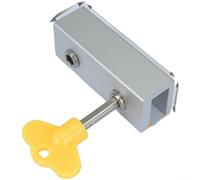 TONIXY Window Lock, Sliding Door Security, Child Safety Device, Enhances Home Protection, Quick Adjustable Clamping, For 10Mm To 16Mm Frames(Silver Long Clip 10)