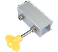 TONIXY Window Lock, Sliding Door Security, Child Safety Device, Enhances Home Protection, Quick Adjustable Clamping, For 10Mm To 16Mm Frames(Silver Long Clip 16)