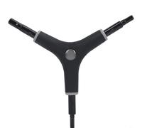 TONIXY Y Shaped 3 Way Wrench,For Bicycle Maintenance Alloy Steel Ergonomic Hex Tool Compact Lightweight Easy Carry For Cycling Camping Repair