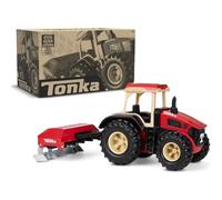 Tonka Steel Classics | Tractor & Plow | Kids Construction Toys for Boys and Girls, Vehicle Toys for Creative Play, Motor Skill Development for Kids Ages 3+ | Basic Fun 06221 FFP