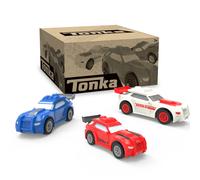 Tonka Racecar 3 Pack Amazon Exclusive, Race Car Toys for Transporter Car Carr