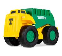 Tonka Steel Classics | Scoop and Hauler Garbage Truck | Construction Vehicle, Rugged Design, Realistic Sound Effects, LightUp Cab, Outdoor Toys for Kids, Children, Girls Boys Aged 3+ | Basic Fun 06257