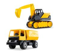 Tonka - Steel Classics Giga Series - Dump Truck & Excavator 2-Pack