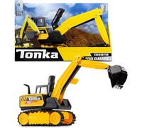 Basic Fun Tonka Steel Classics | Mighty Excavator | Kids Construction Toys for Boys and Girls, Vehicle Toys for Creative Play, Motor Skill Development for Kids Ages 3 06182