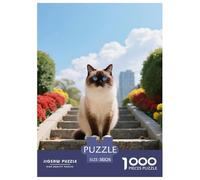 Tonkinese, 1000-piece Jigsaw, Calming Yet Stimulating Indoor Activity, Perfect for Keepsakes Or Gallery Walls, Suitable for Ages 8+, Pet Cat, 38x26cm/1000pcs