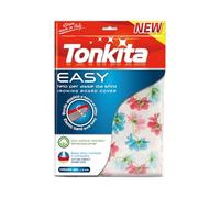 Tonkita | Easy Ironing Board Cover 140 x 50 cm, Recycled Cotton and Sponge Board Cover, with Elastic Edge, for Ironing Boards up to 132 x 42 cm, Soft and Practical - Made in Italy