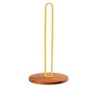 TONLEA Wooden Paper Towel Holder Countertop, Kitchen-Towel-Holder FreeStanding with Non-Slip Base for Bathroom