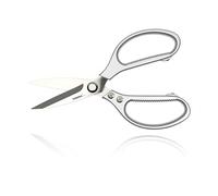 TONMA Japanese Kitchen Scissors All Purpose [Made in Japan] Heavy Duty Kitchen Shears for Herbs, Chicken, Poultry, Food, Cooking, Office, Leather, Ergonomic Handle Effortless Cutting