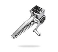 TONMA Multipurpose Rotary Cheese Grater with 1 Stainless Steel Handheld Drums for Parmesan, Mozzarella, Vegetables and More, Ergonomic Design