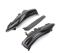 TONMHXA Dynamic Side Indicator Compatible With For Fiesta For Mk8 2019-2023 Smoked Dynamic Turn Signal Light Side Mirror Flashing Rearview Flash Lamp