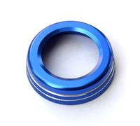 TONMHXA Interior Garnish Compatible with Benz for GLA for CIA for GLE for W251 W176 W245 W246 Car Multimedia Volume Knob Decoration Cover(Blue)