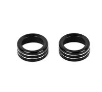 TONMHXA Interior Garnish Compatible with for Bronco Sport 2021 2022 2023 2024 2Pack Car Center Console Audio Switch Knob Trim Covers