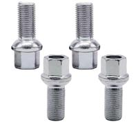 TONMHXA Wheel Bolts Nuts Compatible With VW For Jetta 1998 1999 2000 2001 2002 2003 2004 2005 2006 2007 2008 2009 2010 4Pcs Car Wheel Bolts 28mm Length Car Accessories