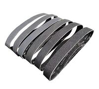 Tonmp 18 PCS 2 x 42 Inch Premium Silicon Carbide Sanding Belts Assortment- 3 Pcs Each of 80,120, 240, 400, 800,1000 Grits Knife Sharpening Sander Belt Kits for Belt Sander (2x42 inch)