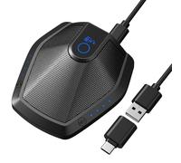 TONOR Conference Microphone with AI Noise Canceling, USB Mic for Teleconference, Condenser Mic for Work at Home, Volume Adjustment, Compatible with Windows and Mac, Desktop PC and Laptop, G11 PRO