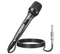 TONOR Professional Vocal Microphone for Singing, Dynamic Handheld Wired Karaoke Mic, Cardioid Studio Microfono with 450 cm XLR to 1/4" Cable, for Speakers/Mixer Machine/Amp/Speech/Karaoke, D5