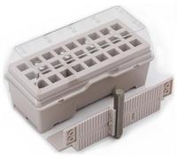 Tonosho Make your letters align more neatly,3 in 1 for Metal Stamps（suitable from 6mm to 8mm (Narrow Wide and Storage)