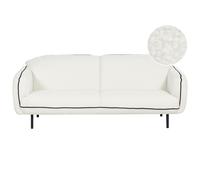 Beliani Sofa 3 Seater Tonsberg Boucle White
