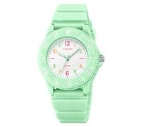 TONSHEN Analog Quartz Watch for Women Girl and Boy Plastic Case with Rubber Band Waterproof Outdoor Sport Watches (Green)
