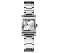 TONSHEN Fashion Simple Stainless Steel Analog Quartz Watch for Girl Women (Silver)