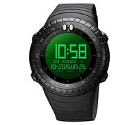 TONSHEN Sport Watch for Men 50M Waterproof Outdoor Military LED Electronic Double Time Multifunction Countdown Date Stopwatch Plastic Digital Watches with Rubber Band