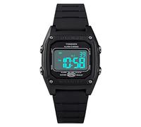 TONSHEN Women’s Multifunction Digital Sport Watch Outdoor Military Waterproof Plastic Case with Rubber Band LED Electronic Countdown Alarm Wrist Watches (Black)