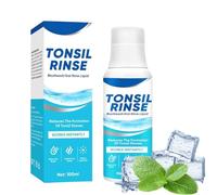 Tonsil Stone Remover, 100mL Tonsil Stone Mouthwash, Plant-Based Tonsil & Oral Rinse - Alcohol & Sugar-Free Mouth Wash for Daily Oral Care, Gentle Mouthwash for Bad Breath, Travel-Friendly 100ml