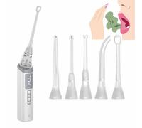 Tonsil Stone Remover with Led Light and 5 Types of Suction Tips Safe Silicone/Glass Probes for Effective Relief from Bad Breath(008)