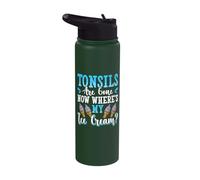 Tonsillectomy Recovery Tonsil Removal Recovery Stainless Steel Insulated Water Bottle