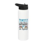 Tonsillectomy Recovery Tonsil Removal Recovery Stainless Steel Insulated Water Bottle