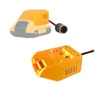 TONSIM 18V Adapter for Dewalt Battery - Step Down Converter to 12V with Cigarette Lighter Socket - Power Car or Home Devices Using Dewalt 18V Batteries