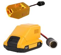 TONSIM Battery Adapter for Dewalt 12V Battery, Adapter with Car Cigarette Lighter Socket, Power Tools Battery Adapter Cordless Tool Converters for 12V Devices & Car Appliances