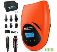 TONSIM Electric SUP Pump 20PSI - Rechargeable 15000mAh Cordless Paddle Board Pump, Dual-Stage Auto-Off, Fast Inflation/Deflation 12V Car Adapter - for SUP, Kayak, Boat, Tent Yellow