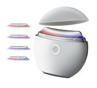 Tonsmile Gua Sha Tool Face, EMS Microcurrent Electric Facial and Neck Anti Aging Tightening Massager Device with Red Light Therapy