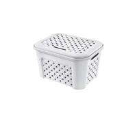 Tontarelli 8105406112 Arianna Laundry Basket With White Lid, 43 X