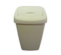 Tontarelli ITALIAN DESIGN 50 LITRE SWING TOP BIN/CREAM/DUSTBIN/RUBBISH BIN/KITCHEN/HOME/BATHROOM