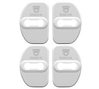 TONTEK Car Door Latch Protection Cover for Dacia Sandero MK2 Stepway Logan 2 DD2 Exterior Accessories,silver