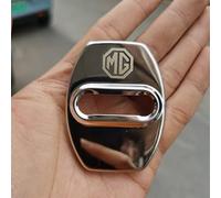 TONTEK Car Door Latch Protection Cover for MG MG4 MG5 ZS HS EZS EHS EV 2023 2022 Exterior Accessories,Silver