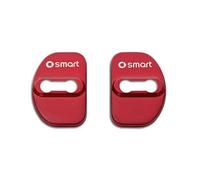 TONTEK Car Door Latch Protection Cover for Smart 450 451 Fortwo 453 Forfour Exterior Accessories,Red