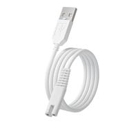 Tonton 1.5M White Portable Charging Cable for Waterpik Water Flosser WP360, WP360W WP360C WP400 WP440 WP440C WP462, WP462W WP450 WP468 WF13 WP100 Series