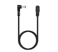 Tonton 5M DC Power Extension Cable Right Angle, 2.1mm x 5.5mm Female to Male 12V DC CCTV Extension cable, Compatible with CCTV Security Cameras, IP Cameras, DVR, Router, Printer, LED Strip