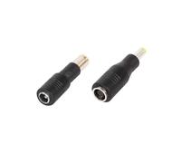Tonton DC Power Plug Connector 8mm DC 7909 Male to Female DC 5.5mm x 2.1mm and Male DC 5.5mm x 2.1mm to Female DC7909 Connectors for 10W to 200W Solar Panels Generator, RV Car Battery Charging,2 PCS