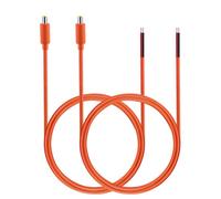 Tonton DC7909 Power Pigtails Cable, 1M(3.3ft) 12V DC 8mm Male Plug to Bare Wire Open End Cable, Compatible with Solar Cells, Laptop Power, Portable Power Stations, Car DVRs(2 Pack)